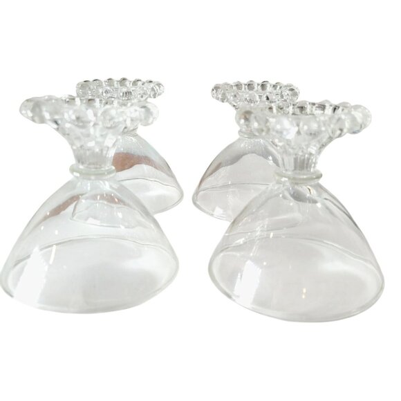 Anchor Hocking Other - Vintage Anchor Hocking Berwick Boopie Clear Glass Sherbet Dessert Cups Set Of 4
